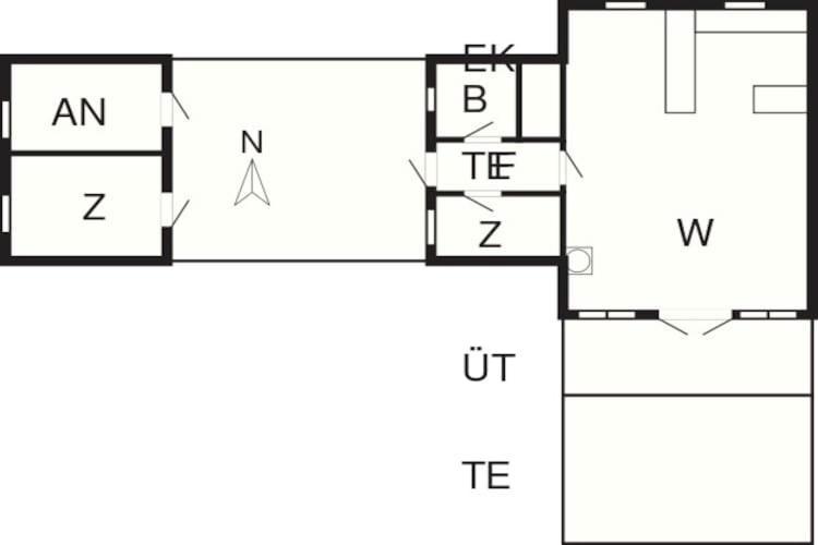 6 Person Holiday Home In Ansager Exteriör bild